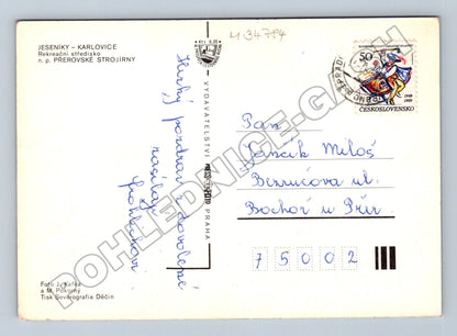 Pohlednice Jeseníky Karlovice rekreační středisko (M34784)