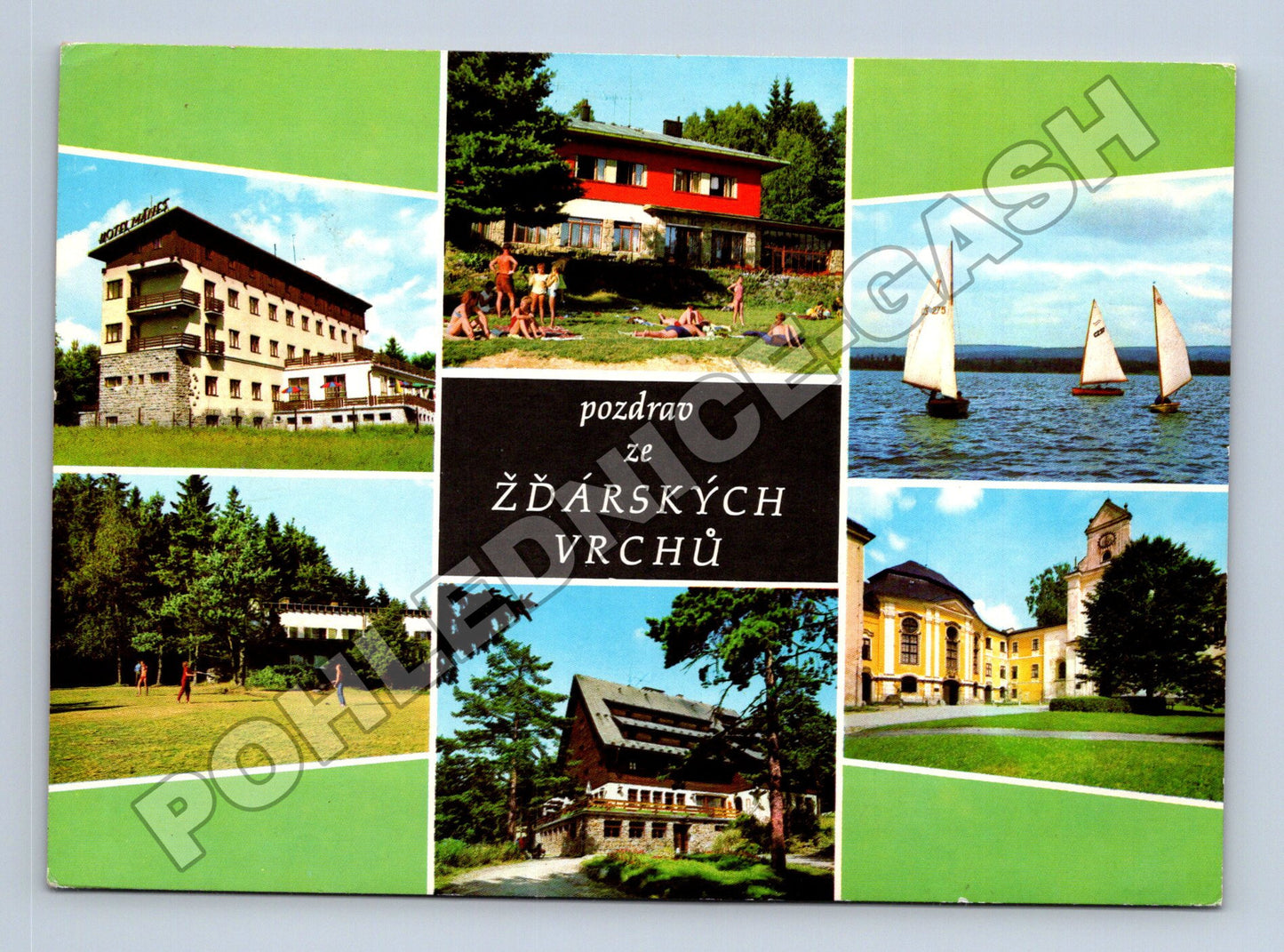 Pohlednice Žďárské vrchy více záběrů 1972 (M34792)