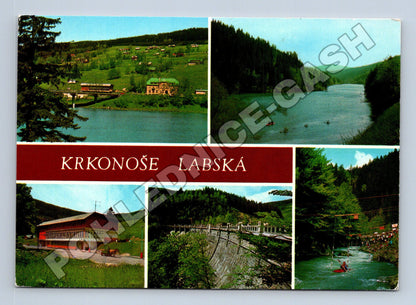 Pohlednice Krkonoše Labská přehrada a okolí 1979 (M34794)