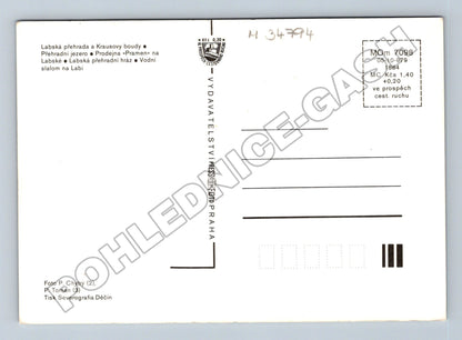 Pohlednice Krkonoše Labská přehrada a okolí 1979 (M34794)