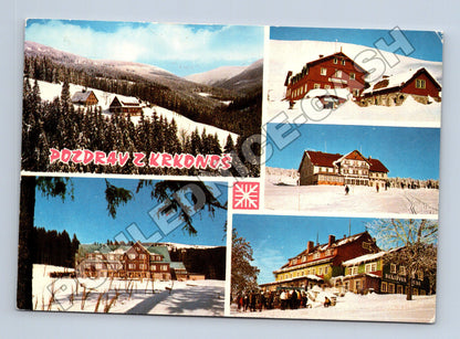 Pohlednice Krkonoše horské boudy 1982 (M34795)