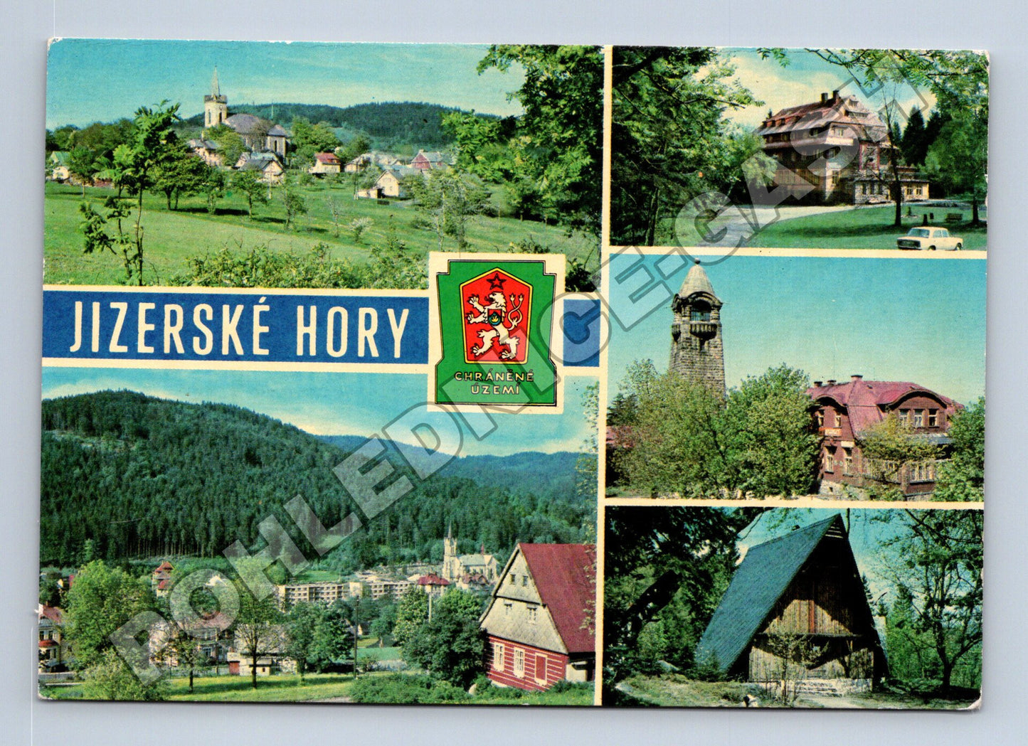 Pohlednice Jizerské hory multi-view 1979 (M34806)