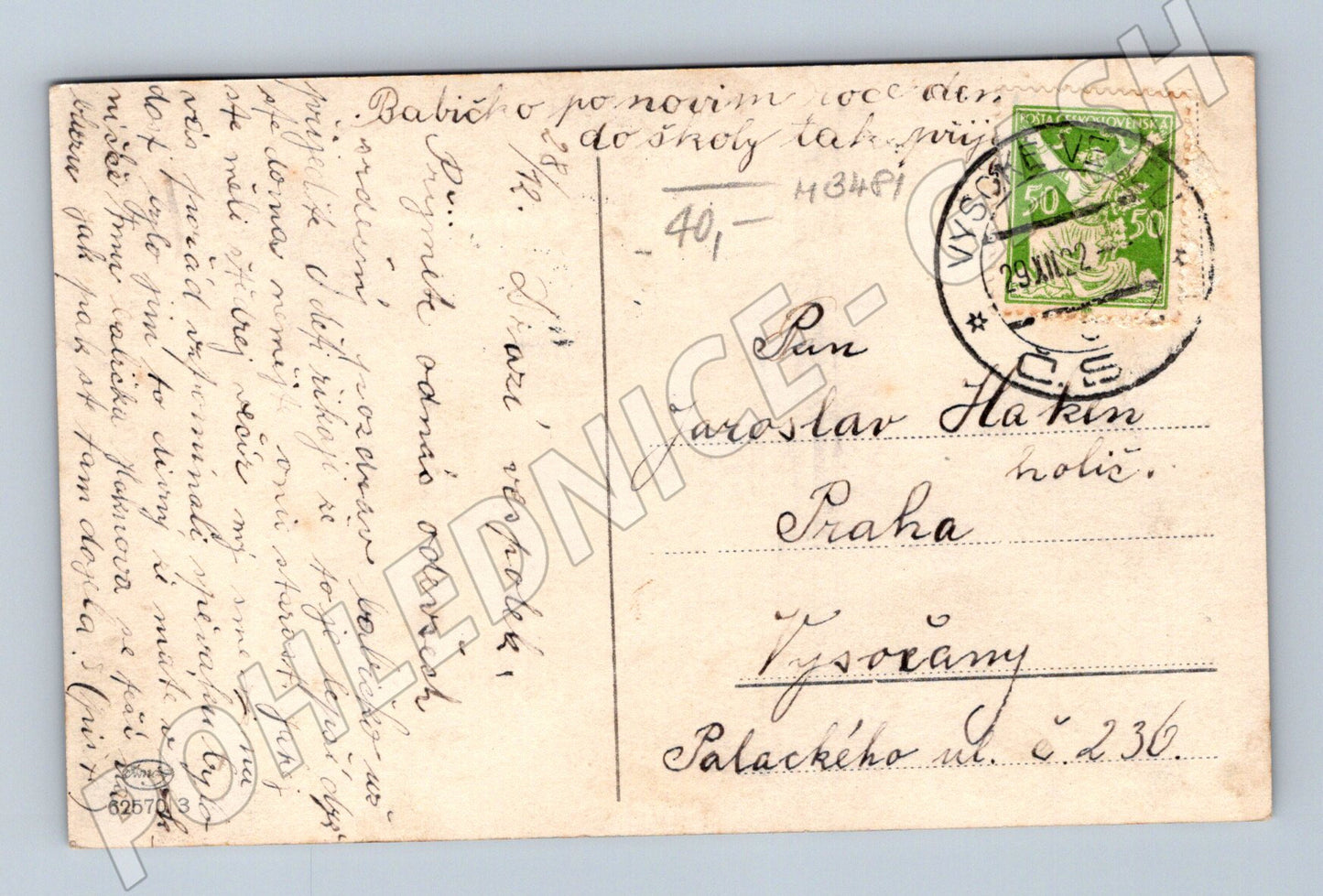 Pohlednice Novoroční dítě kolor ČSR do 1950 (M3481)