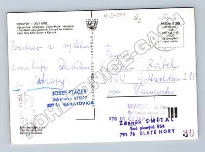 Pohlednice Beskydy Bílý Kříž zimní středisko (M34819)