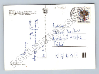 Pohlednice Beskydy více pohledů 1989 (M34821)