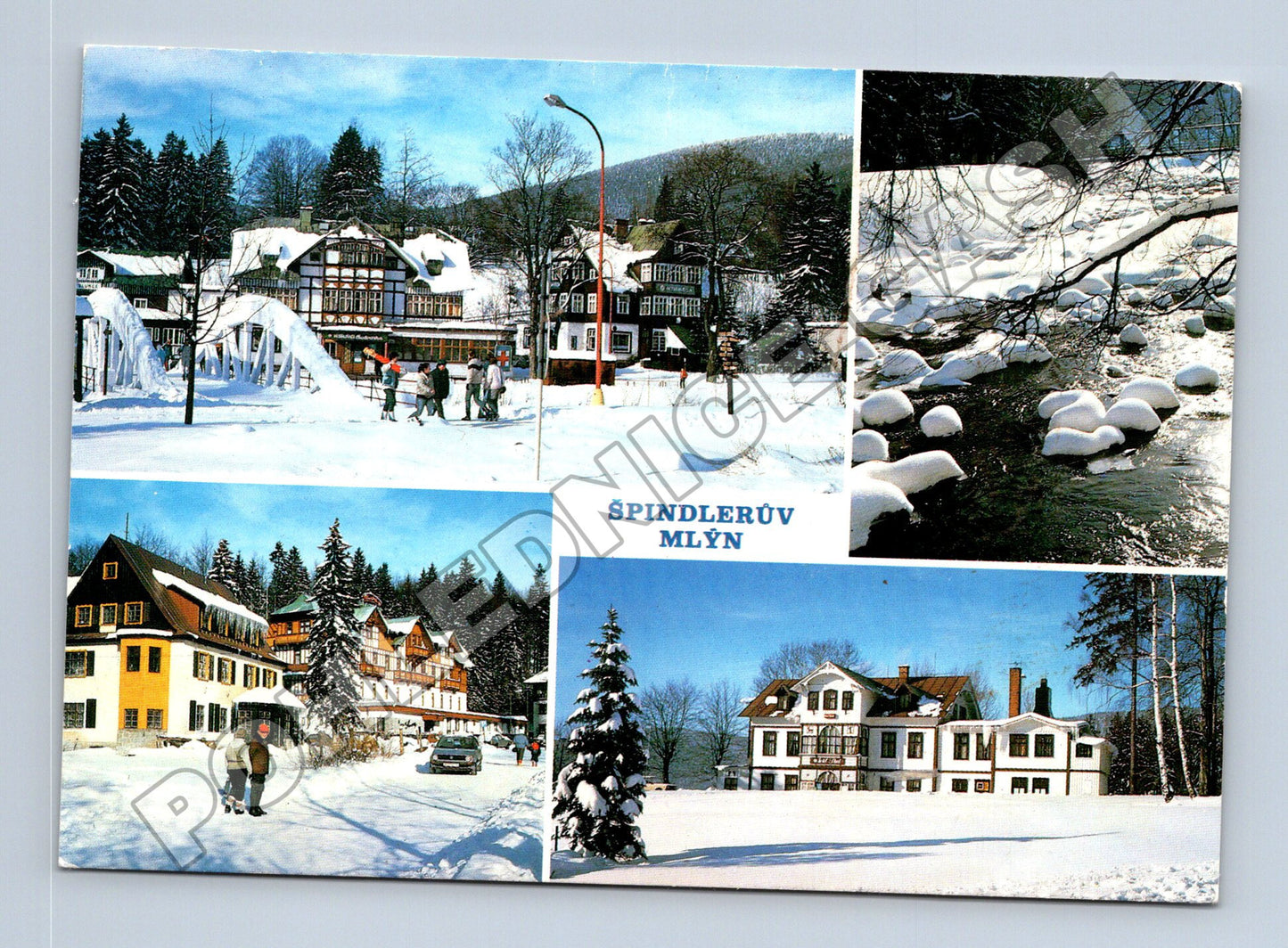 Pohlednice Špindlerův Mlýn zimní motivy 1985 (M34823)