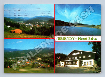 Pohlednice Horní Bečva Beskydy více záběrů 1988 (M34824)