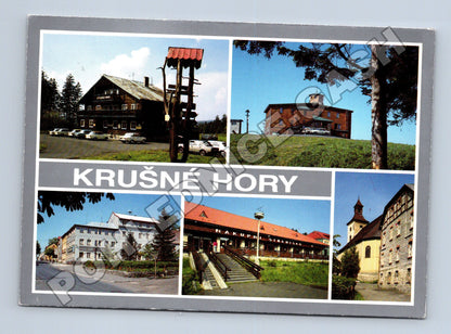 Pohlednice Krušné Hory koláž Plešivec Abertamy Pernink (M34826)