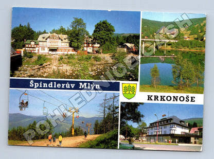 Pohlednice Špindlerův Mlýn Krkonoše cca 1970 (M34829)