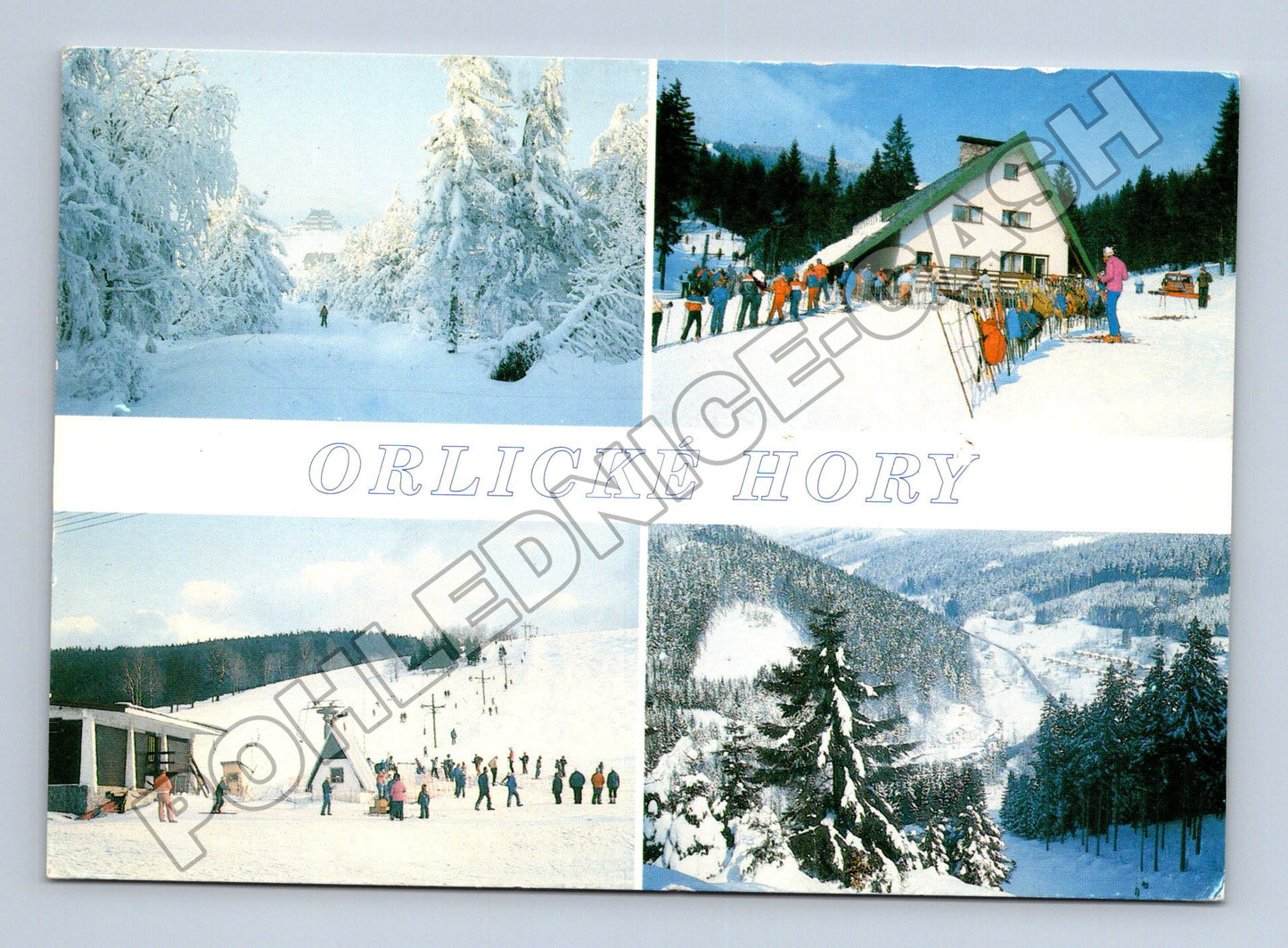 Pohlednice Orlické hory zimní motivy 1996 (M34832)