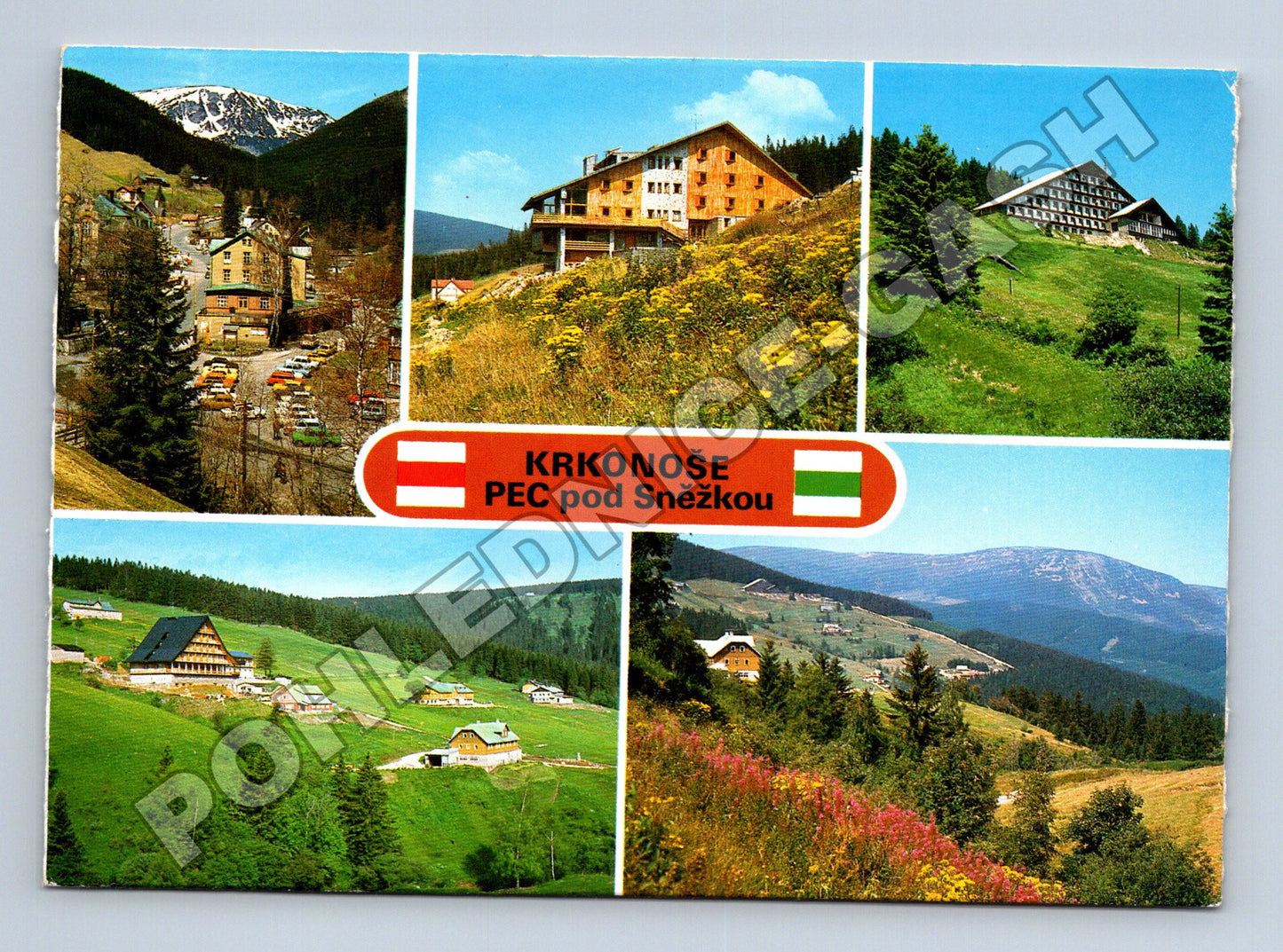 Pohlednice Krkonoše Pec pod Sněžkou 1970s (M34837)