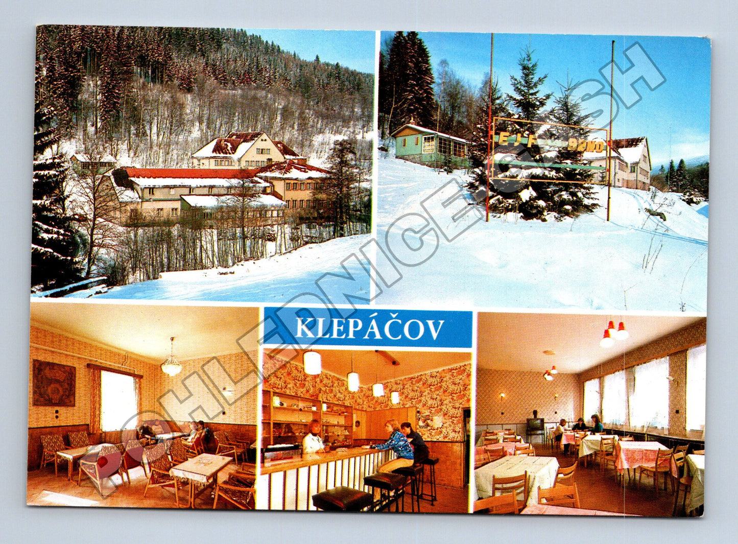 Pohlednice Klepáčov rekreační středisko zima (M34842)