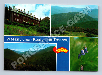 Pohlednice Kouty nad Desnou Vítězný únor hory (M34844)
