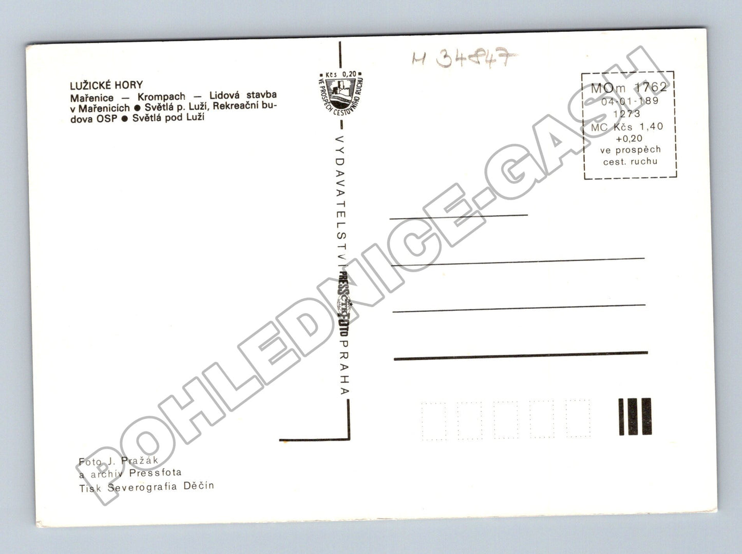 Pohlednice Lužické hory multivyhled (M34847)