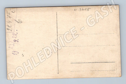 Pohlednice portrét mladé ženy sepia 1922 (M3485)