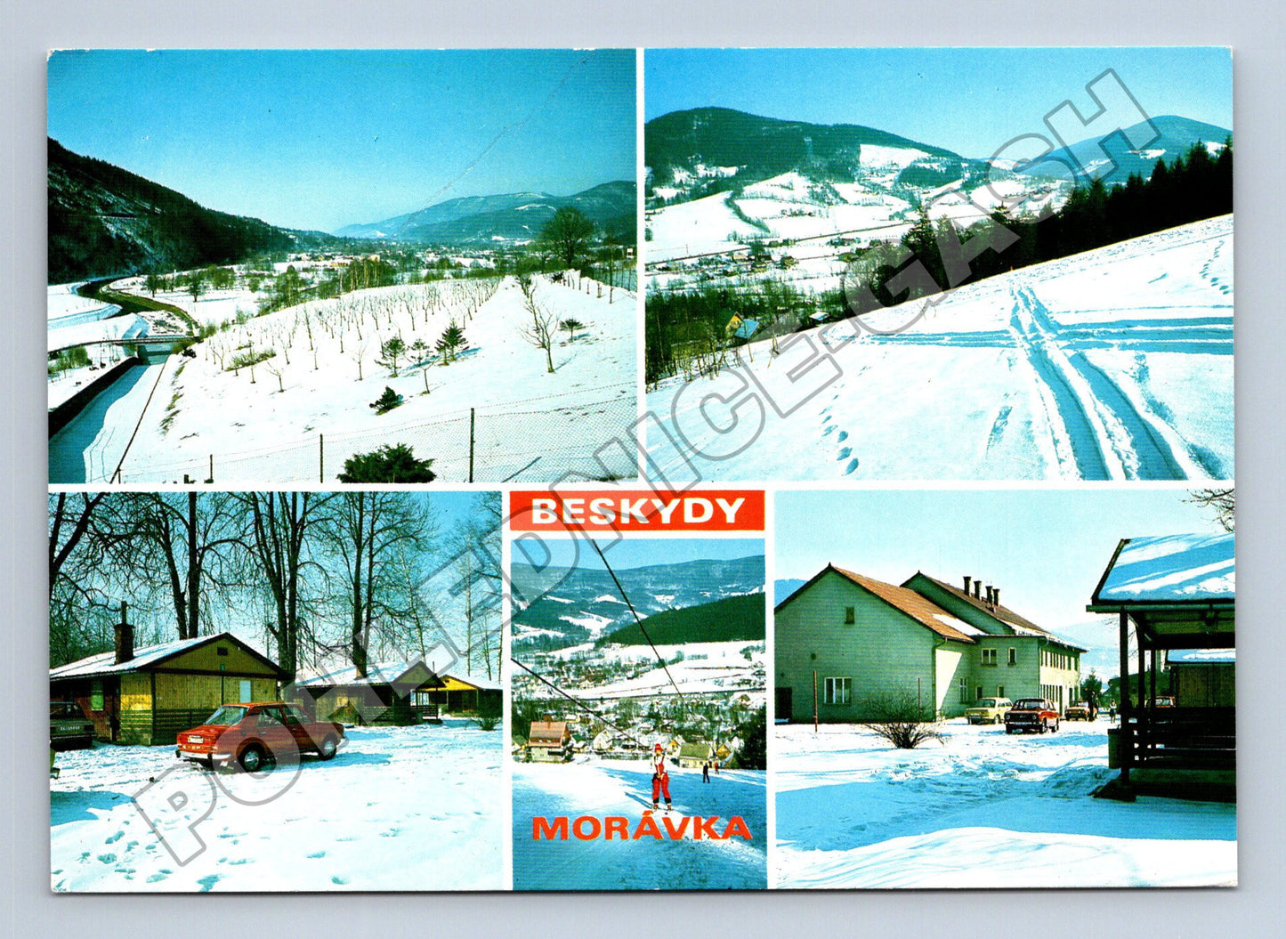 Pohlednice Beskydy Morávka zimní motivy (M34853)