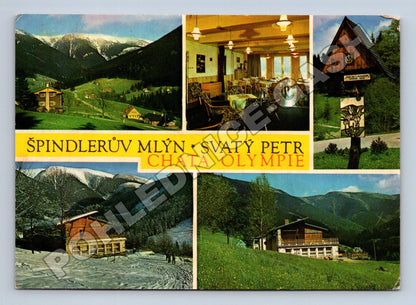 Pohlednice Špindlerův Mlýn Svatý Petr Chata Olympie cca 1970 (M34854)
