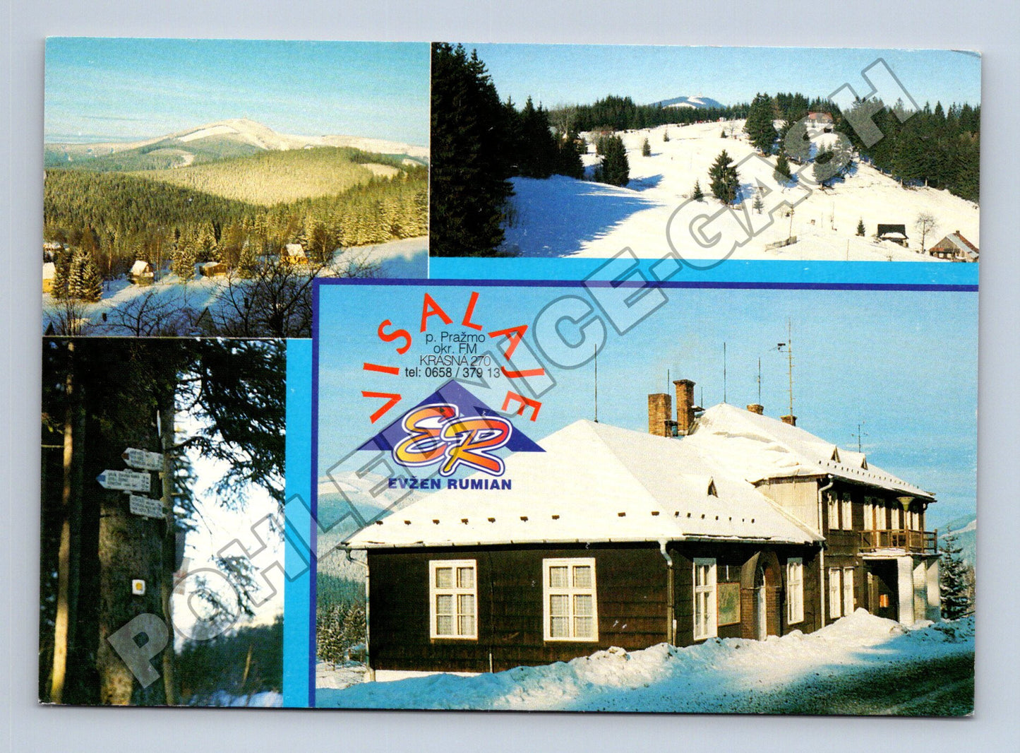 Pohlednice Visalaje Lysá hora zimní motiv (M34858)