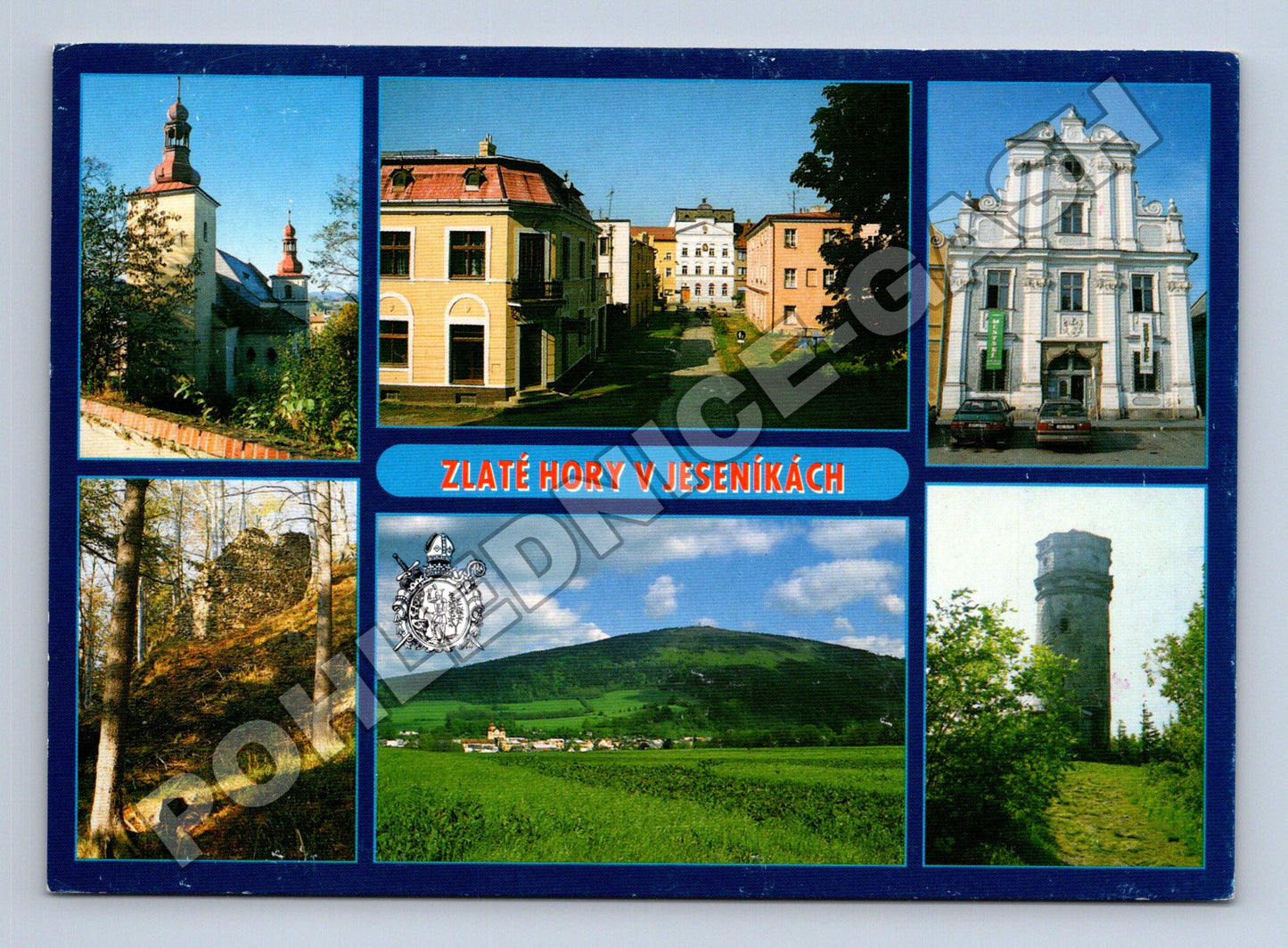 Pohlednice Zlaté Hory v Jeseníkách 1996 (M34862)
