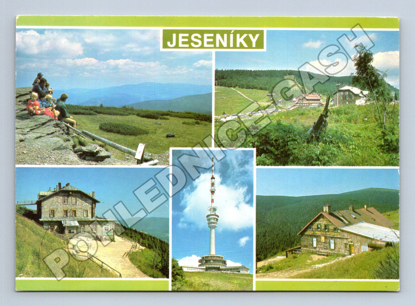 Pohlednice Jeseníky více záběrů 1987 (M34864)