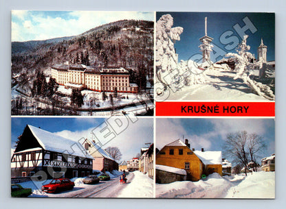 Pohlednice Krušné Hory zimní motiv po 1964 (M34869)