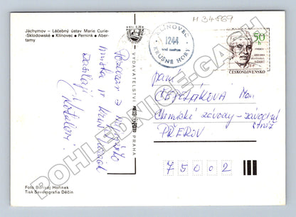 Pohlednice Krušné Hory zimní motiv po 1964 (M34869)
