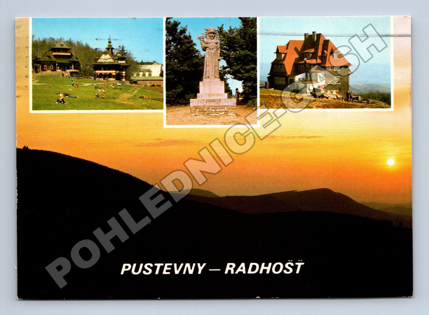 Pohlednice Pustevny Radhošť Beskydy 1970 (M34873)