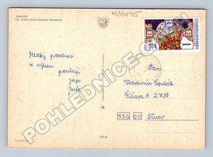 Pohlednice Karlova Studánka multi-view 1968 (M34875)