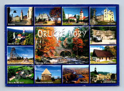 Pohlednice Orlické hory různé motivy ~2000 (M34880)
