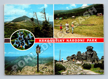 Pohlednice Krkonošský národní park různé motivy 1984 (M34881)