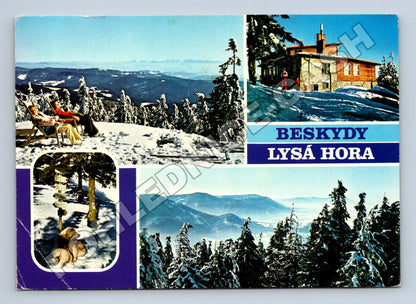 Pohlednice Beskydy Lysá Hora zimní motiv (M34883)
