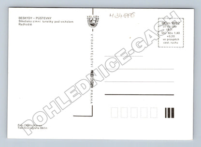 Pohlednice Beskydy Pustevny zimní krajina koláž (M34886)
