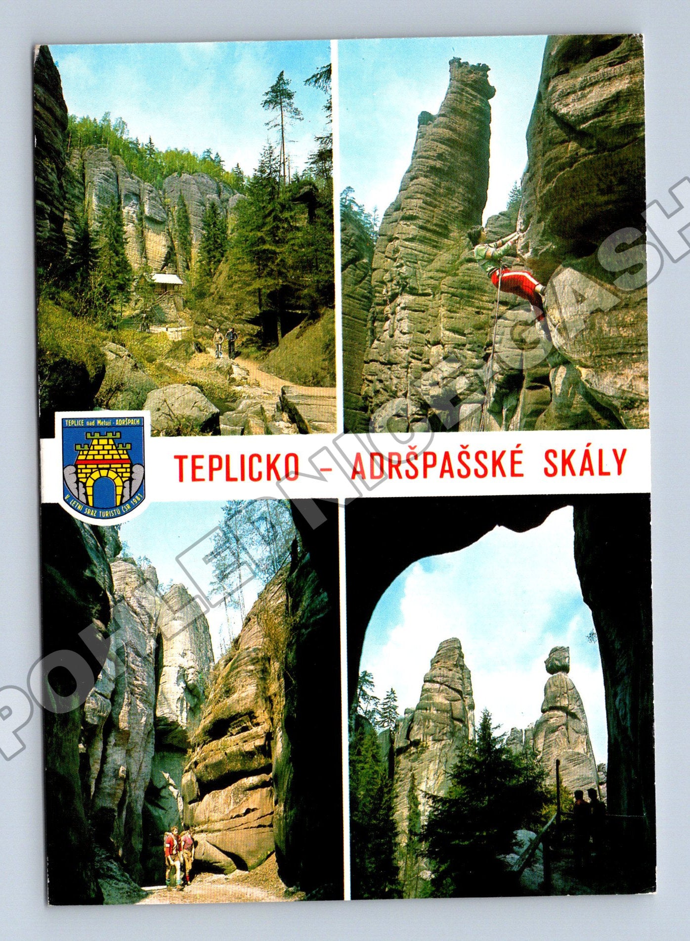 Pohlednice Teplicko Adršpašské skály (M34889)