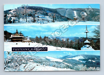 Pohlednice Pustevny Radhošť zimní krajina (M34896)