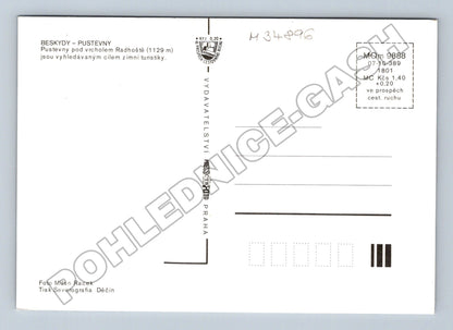 Pohlednice Pustevny Radhošť zimní krajina (M34896)