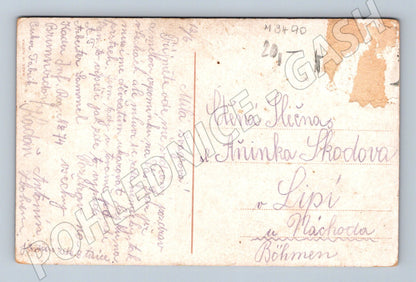 Pohlednice portrét dívky popsaná 1 pol 20 stol (M3490)