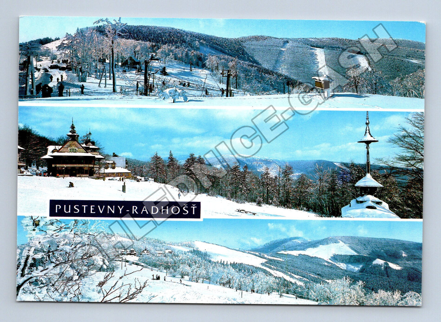 Pohlednice Pustevny-Radhošť zimní krajina (M34901)