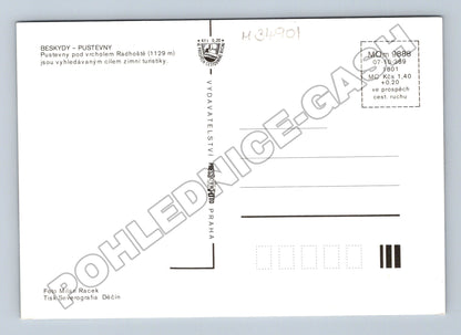 Pohlednice Pustevny-Radhošť zimní krajina (M34901)