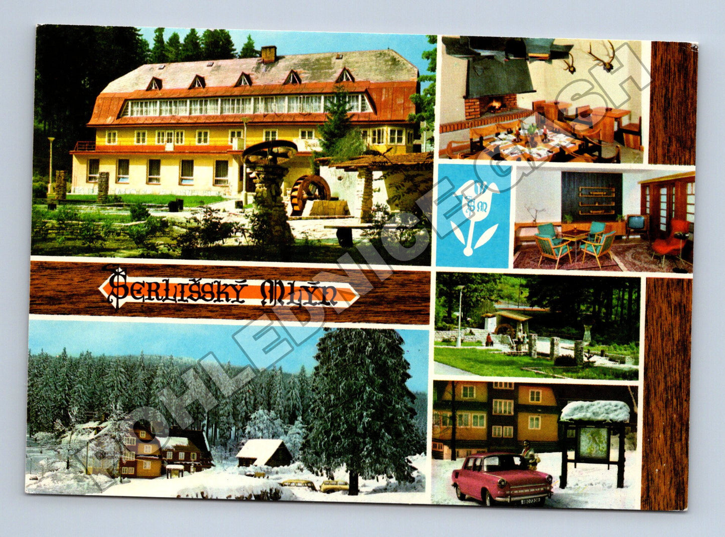 Pohlednice Deštné v Orlických horách Šerlišský Mlýn cca 1970 (M34904)