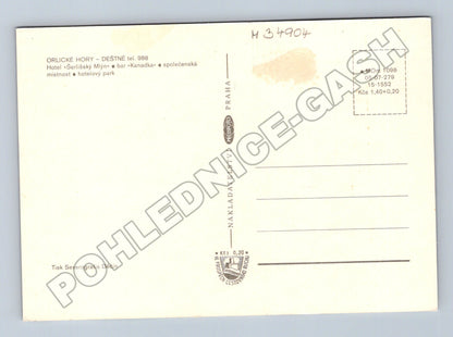 Pohlednice Deštné v Orlických horách Šerlišský Mlýn cca 1970 (M34904)