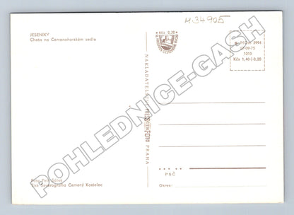 Pohlednice Jeseníky Červenohorské sedlo chata 1975 (M34905)