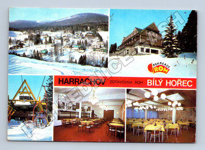 Pohlednice Harrachov Zotavovna ROH Bílý Hořec cca 1970 (M34907)
