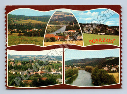 Pohlednice Posázaví s více pohledy 1967 (M34912)