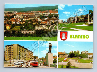 Pohlednice Blansko různé pohledy (M34916)