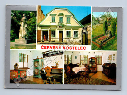 Pohlednice Červený Kostelec Božena Němcová památky (M34917)
