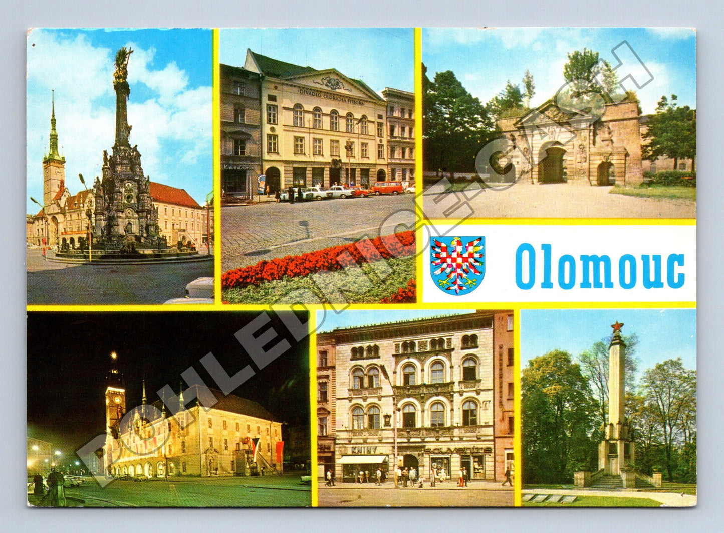 Pohlednice Olomouc více pohledů (M34925)