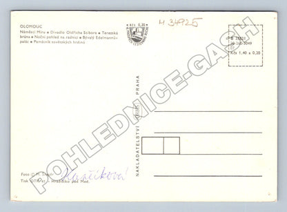 Pohlednice Olomouc více pohledů (M34925)