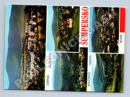 Pohlednice Šumpersko koláž Šumperk Velké Losiny (M34929)