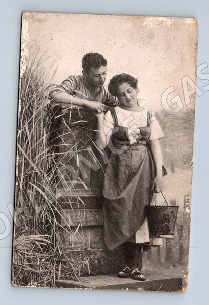 Pohlednice romantický venkovský motiv ČR do 1950 (M3493)