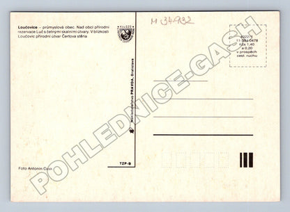 Pohlednice Loučovice více motivů 1970s (M34932)